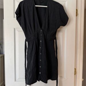 Quince button up dress